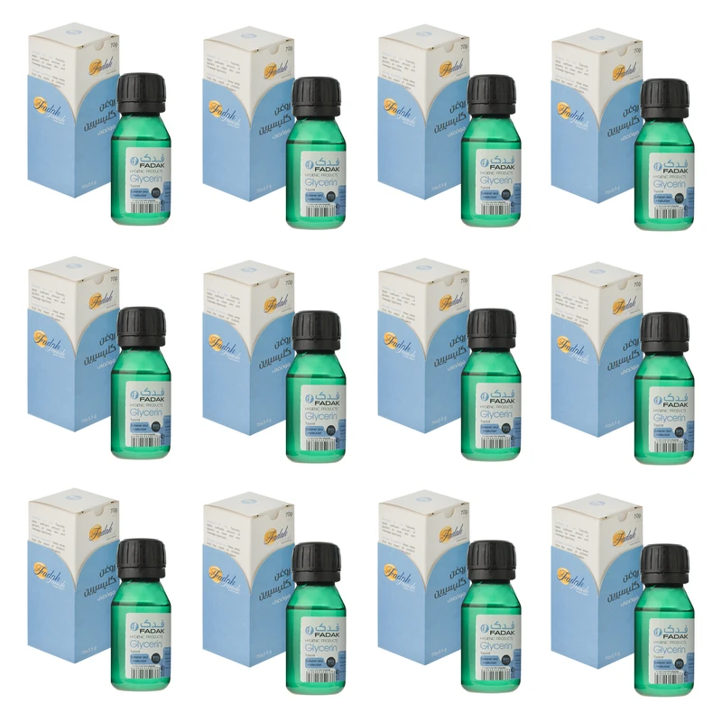 روغن بدن فدک تانیش مدل Topical مناسب برای انواع پوست وزن 70 گرم بسته دوازده عددی