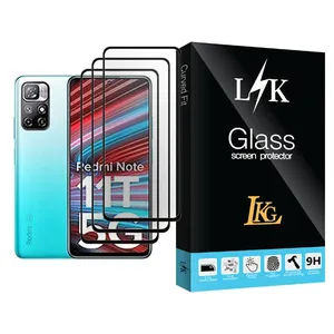 LKG LK Glass MIX003 Screen Protector For Xiaomi Redmi Note 11T 5G Pack Of 3