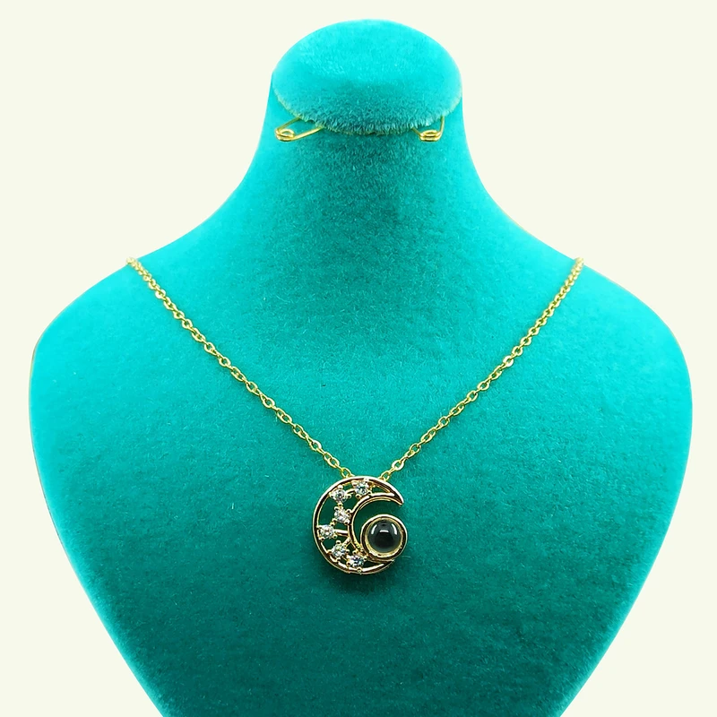 گردنبند زنانه مدل دوست دارم به صد زبان YS-As2