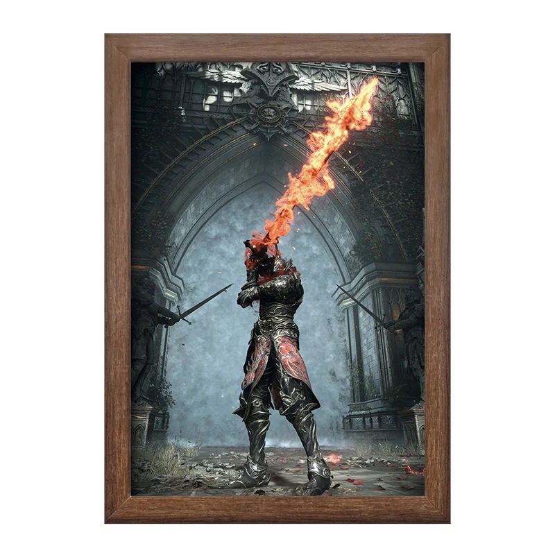 تابلو خندالو طرح بازی ارواح شیطانی Demon's Souls کد 28662