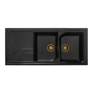 سینک ظرفشویی گرانیت توکار دو لگنه اسا استیل مدل A60 