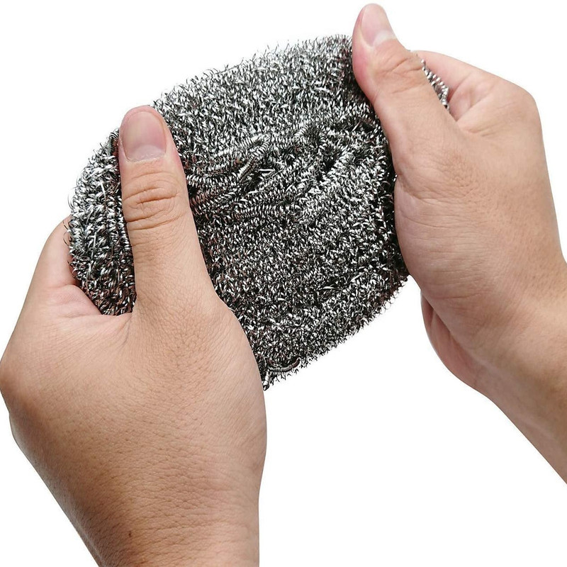سیم ظرفشویی نل مدل Stainless steel بسته 4 عددی