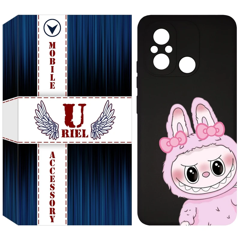 کاور یوریل مدل KSH کد 118 طرح عروسک لبوبو مناسب برای گوشی موبایل شیائومی Redmi 12C