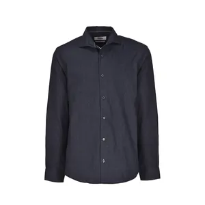 پیراهن آستین بلند مردانه بادی اسپینر مدل 6102 کد 1 رنگ سرمه ای