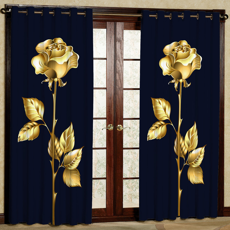 پرده مدل مخمل پانچی کد 4114T2 سایز 200x140 سانتی متر