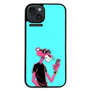 AKAM AMC-WA15PLUS-PINK PANTHER1 Cover For Apple iPhone 15 Plus