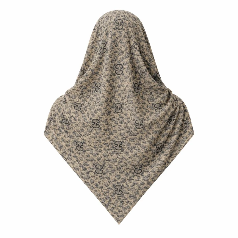 روسری الیاف نخی زنانه مدل Nazgol120 با طول و عرض 100*100 سانتی‌متر