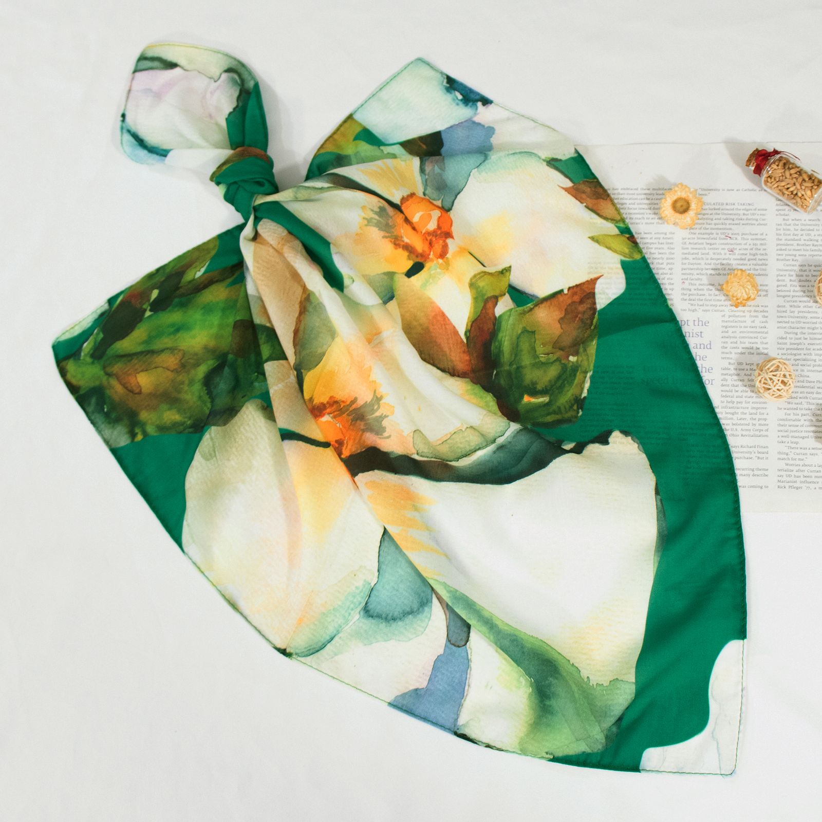 دستمال سر و گردن زنانه مدل مینی کد a-2375 -  - 3