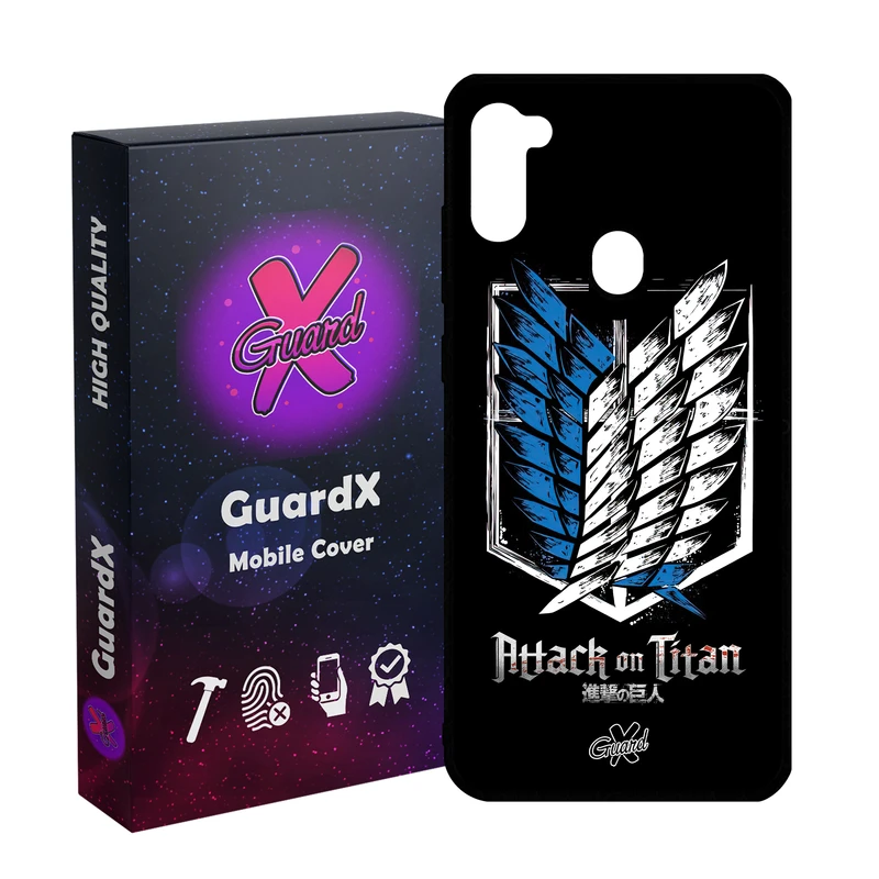 کاور گارد ایکس طرح Attack on Titan Anime مدل Glass10448 مناسب برای گوشی موبایل سامسونگ Galaxy A11/M11
