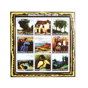 تمبر یادگاری مدل CAMILE COROT کد F-939 مجموعه 9 عددی