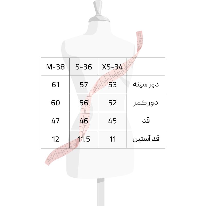 بلوز زنانه سرژه مدل 203375 آستین فرشته رنگ مشکی -  - 6