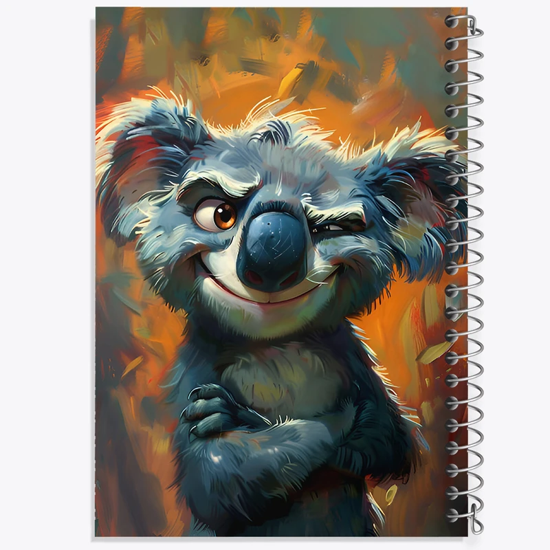 دفتر مشق 50 برگ خندالو طرح کوآلا بامزه کد F6611