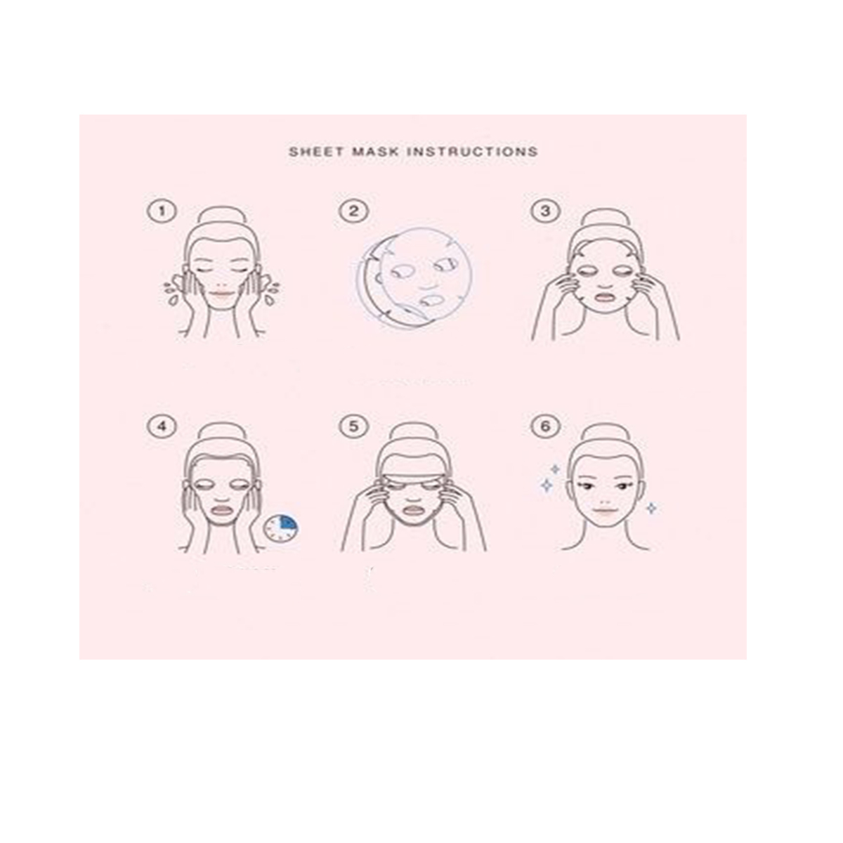 ماسک صورت بایو آکوا مدل روشن کننده وزن 30 گرم بسته 5 عددی