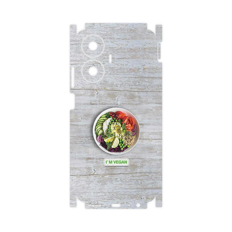 برچسب پوششی ماهوت مدل Im_vegan-FullSkin مناسب برای گوشی موبایل ریلمی C55
