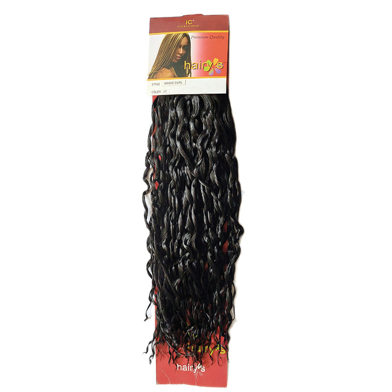 اکستنشن مو زنانه مدل دوسر باز طرح MAGIC CURL بسته 30 عددی