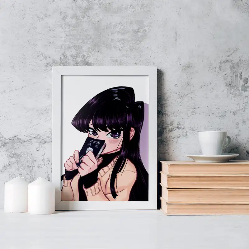 تابلو خندالو مدل انیمه کومی سان کد 16073