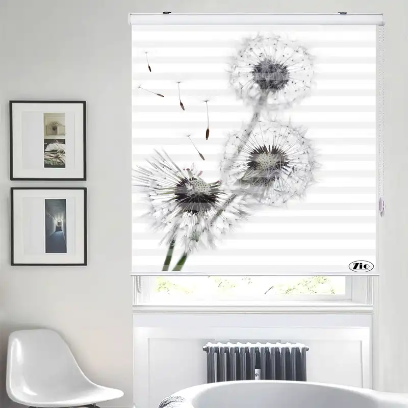 پرده زبرا زیو مدل L5049 سایز 100x150 سانتی متر