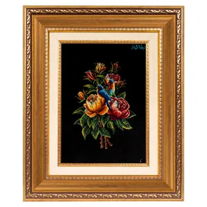 تابلو فرش دستباف سی پرشیا مدل دسته گل کد 902767