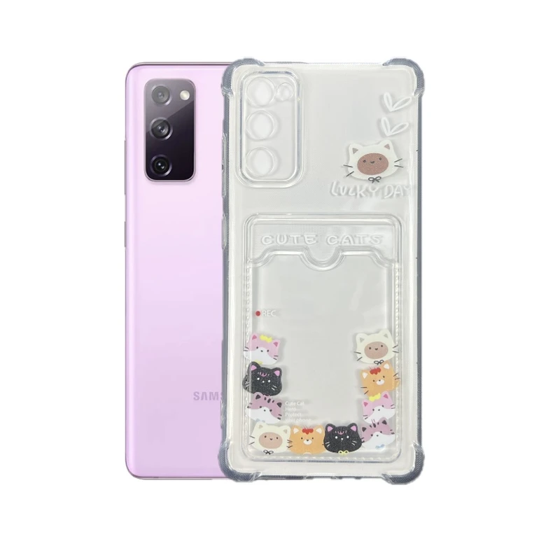 کاور طرح خانواده گربه ها مناسب برای گوشی موبایل سامسونگ Galaxy S20 FE