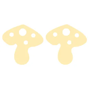 گوشواره طلا 18 عیار زنانه کرابو طرح قارچ مدل Kr5238