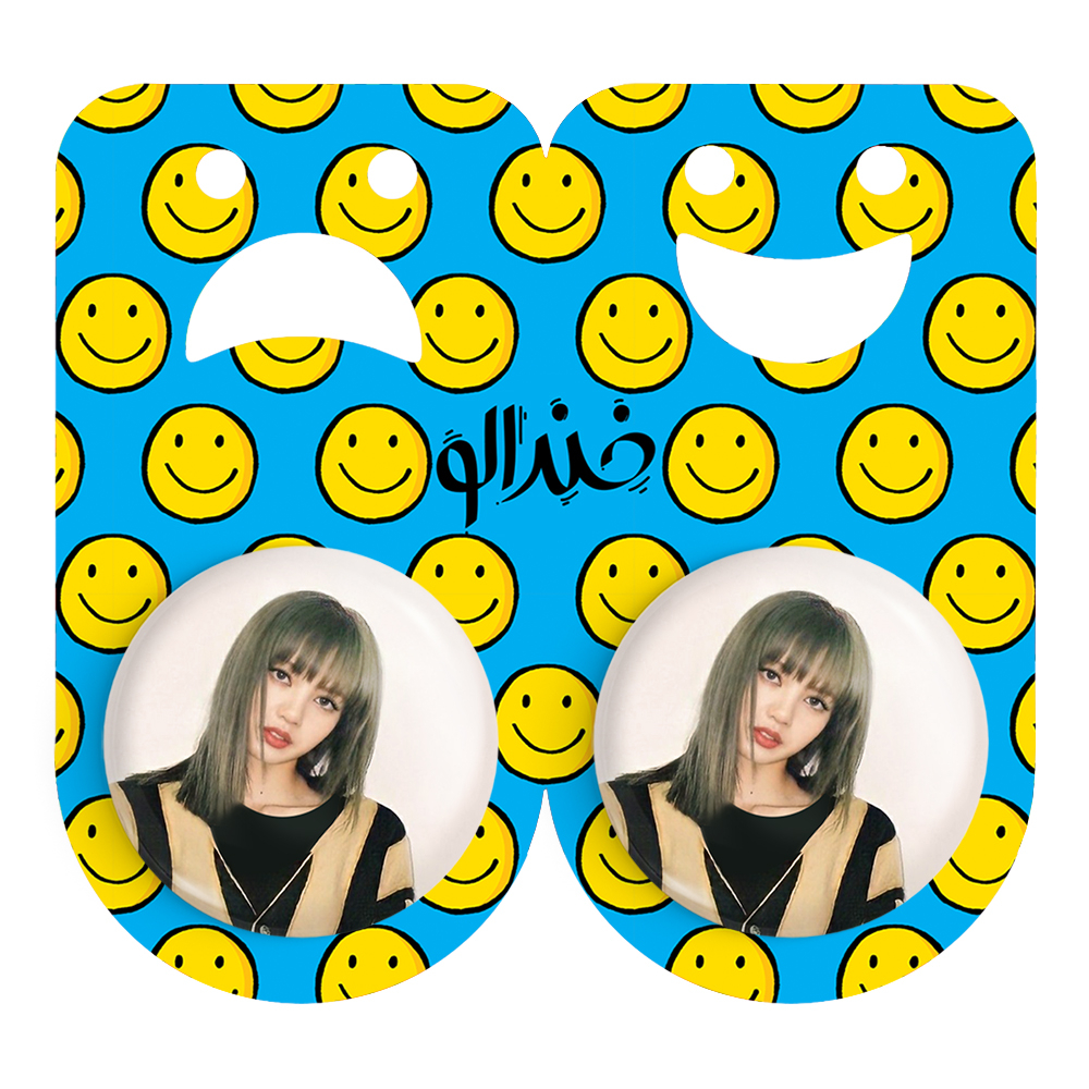 پیکسل خندالو مدل لیسا بلک پینک کد 14310 به همراه مگنت