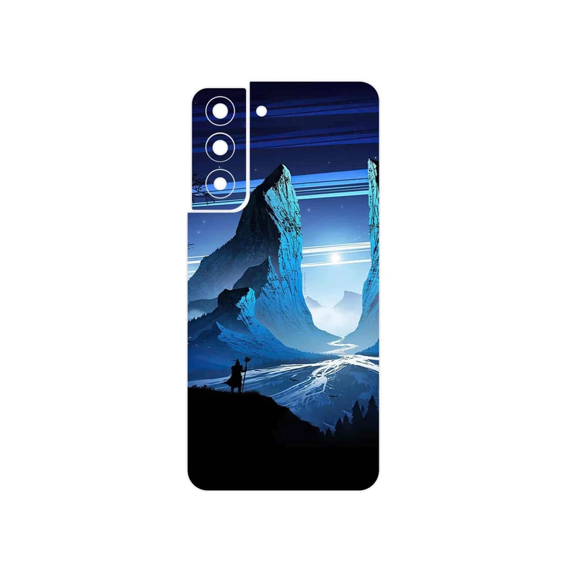 برچسب پوششی ماهوت مدل Blue Mountains Digital Art مناسب برای گوشی موبایل سامسونگ Galaxy S21 FE 5G