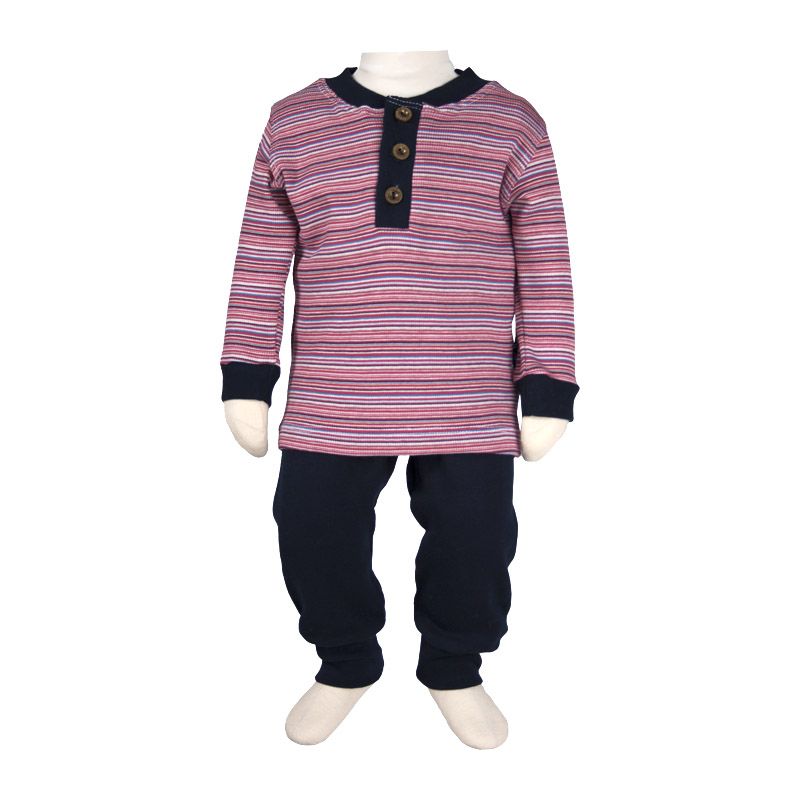 ست تی شرت آستین بلند و شلوار نوزادی آدمک کد 111201 - - 2