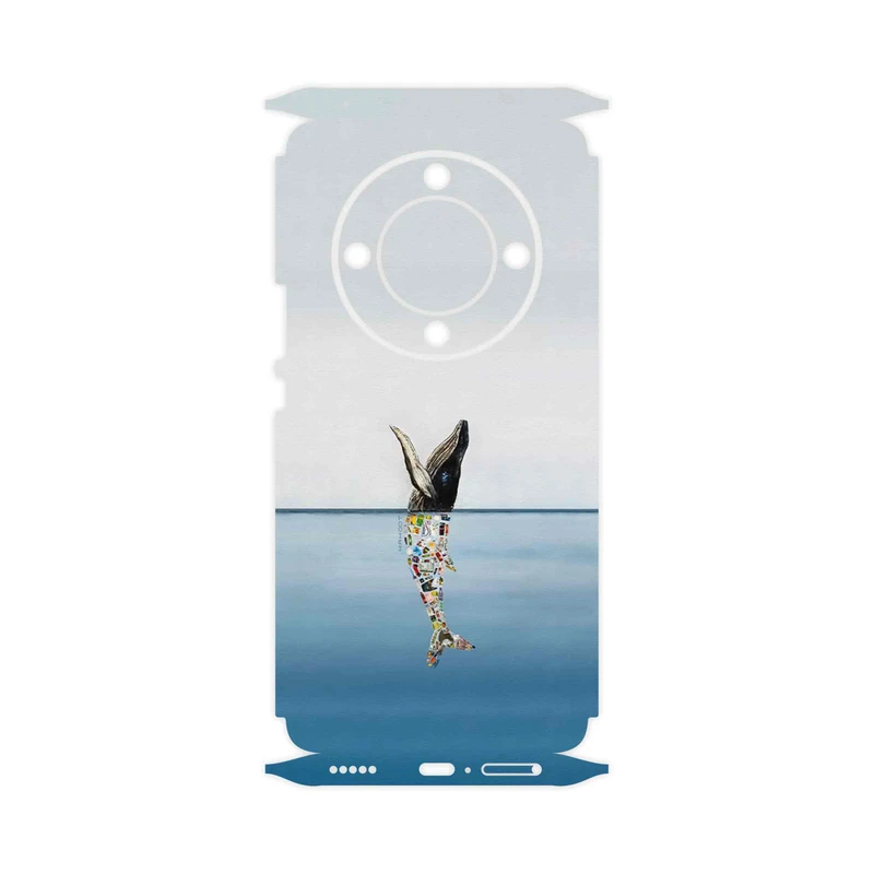 برچسب پوششی ماهوت مدل Collage of Sea Trash-FullSkin مناسب برای گوشی موبایل آنر X9b