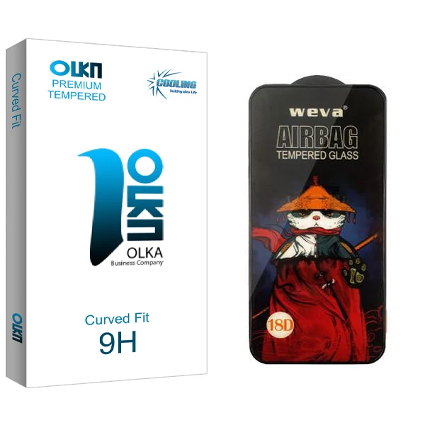 محافظ صفحه نمایش کولینگ مدل Olka Air Bag مناسب برای گوشی موبایل اپل iPhone 13 Pro