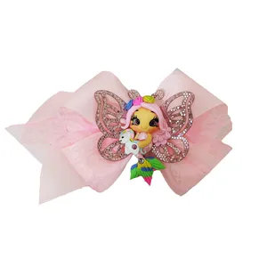 گیره مو دخترانه مدل پری دریایی تکشاخ کد K02