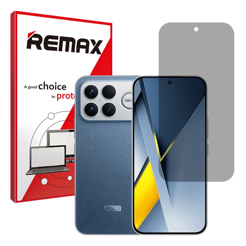 محافظ صفحه نمایش حریم شخصی ریمکس مدل Resistant مناسب برای گوشی موبایل شیائومی Poco F8 Ultra