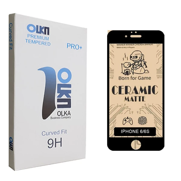محافظ صفحه نمایش سرامیکی  الکا مدل +PRO مناسب برای گوشی موبایل اپل iphone 6 / 6s