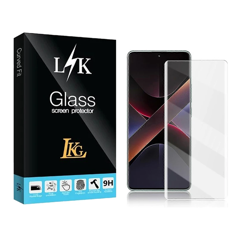 محافظ صفحه نمایش ال کا جی مدل UV مناسب برای گوشی موبایل شیائومی Poco X7 5G