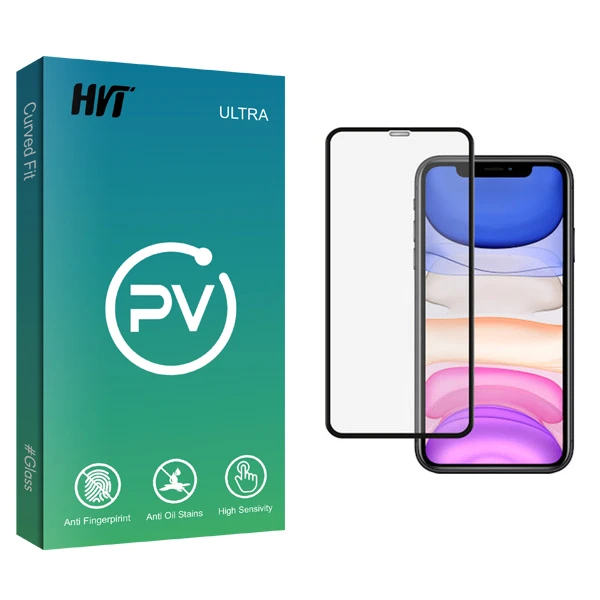 محافظ صفحه نمایش اچ وی تی مدل PV glass مناسب برای گوشی موبایل اپل iPhone xr