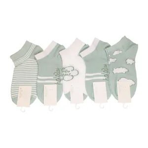 جوراب دخترانه مدل فانتزی  کد 01061 بسته 5 عددی