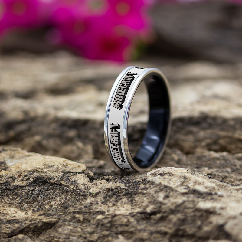 انگشتر ناکسیگو مدل شب تاب طرح Minecraft کد RB15587