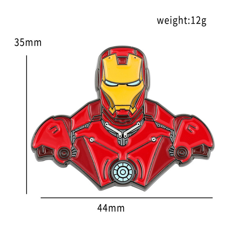 گل کت مردانه مدل Iron Man