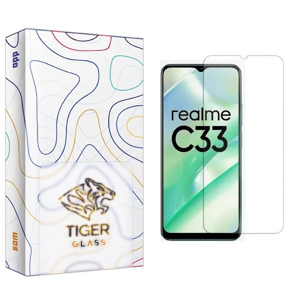 محافظ صفحه نمایش تایگر گلس مدل APL2 مناسب برای گوشی موبایل ریلمی C33