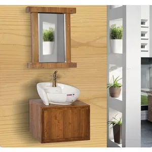 ست کابینت روشویی کاسپین مدل گلکسی به همراه آینه 
