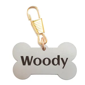 پلاک شناسایی سگ مدل استخوان طرح Woody