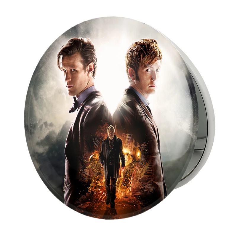 آینه جیبی خندالو طرح سریال داکتر هو Doctor Who مدل تاشو کد 29753