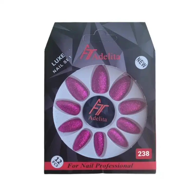 ناخن مصنوعی آدلیتا مدل T-238 بسته 12 عددی