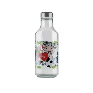 بطری شیر مدل گلدار کد001