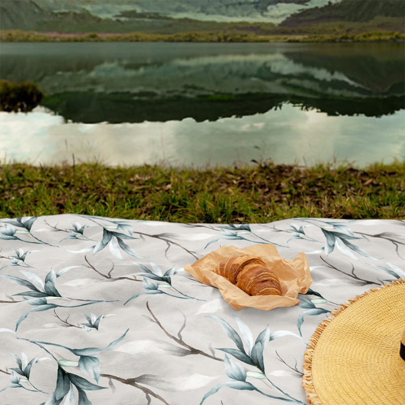 شال مبل مدل برگ کد F2SH1070 سایز 100x180 سانتی متر