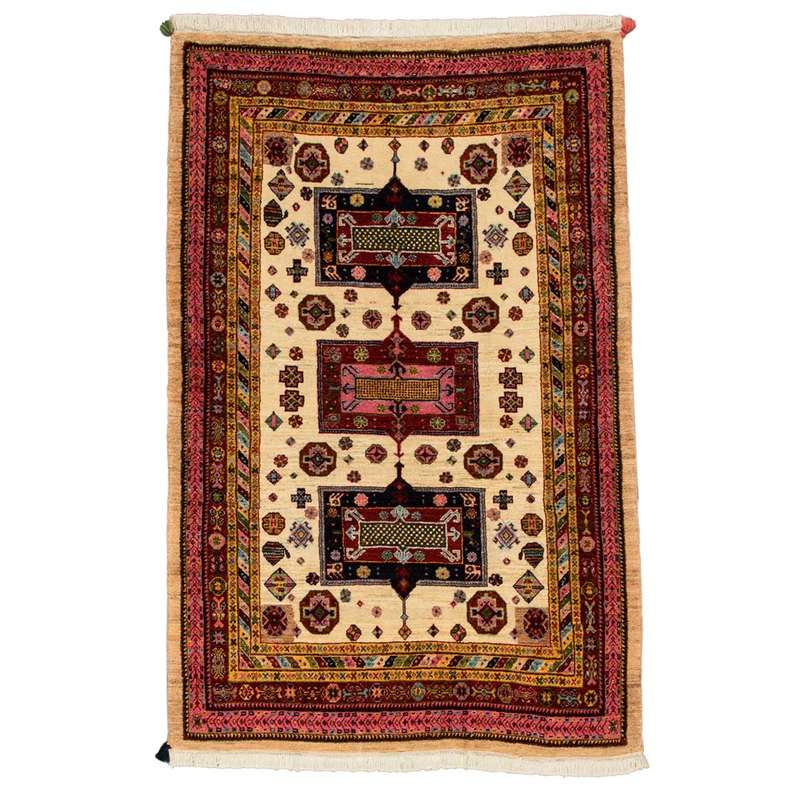 گبه دستباف یک و نیم متری شرکت سهامی فرش ایران کد 602345