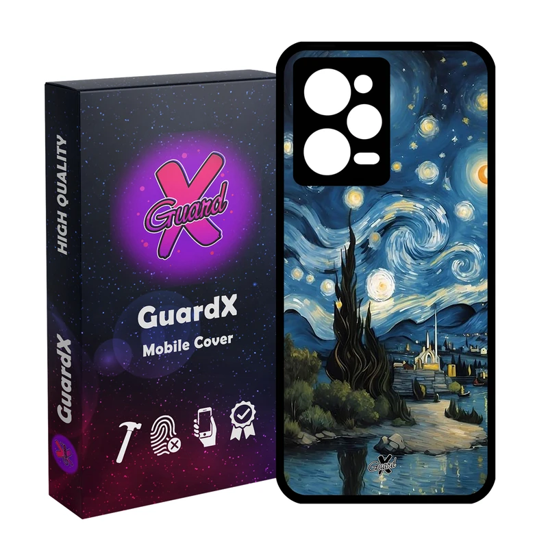 کاور گارد ایکس طرح ونگوگ مدل Glass10702 مناسب برای گوشی موبایل شیائومی Redmi Note 12 Pro 5G/Poco X5 Pro 5G/Note 12 Pro Speed