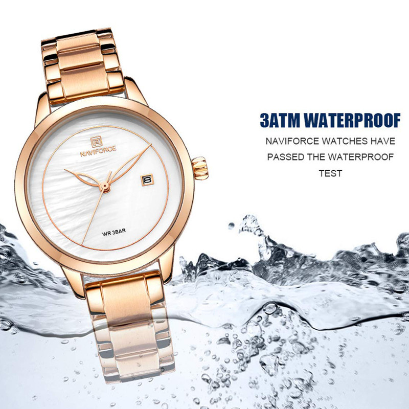 ساعت مچی عقربه ای زنانه نیوی فورس مدل NF5008L - RZ-SE ساعت مچی عقربه ای زنانه نیوی فورس مدل NF5008L - RZ-SE