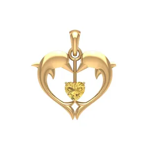 آویز گردنبند طلا 18 عیار زنانه قیراط کد GH1828