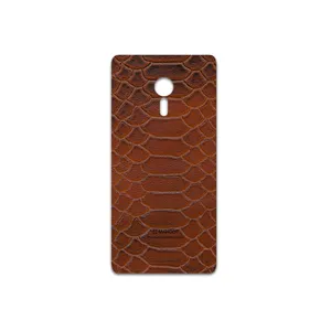 MAHOOT Brown-Snake-Leather Cover Sticker for Lenovo ZUK Z2