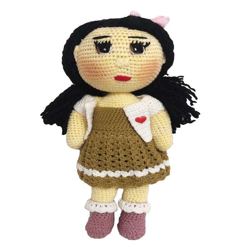 عروسک بافتنی مدل سمانه